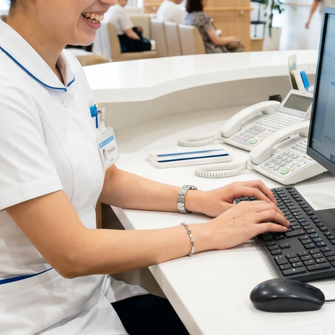 院内スタッフが簡単に更新できる仕組み