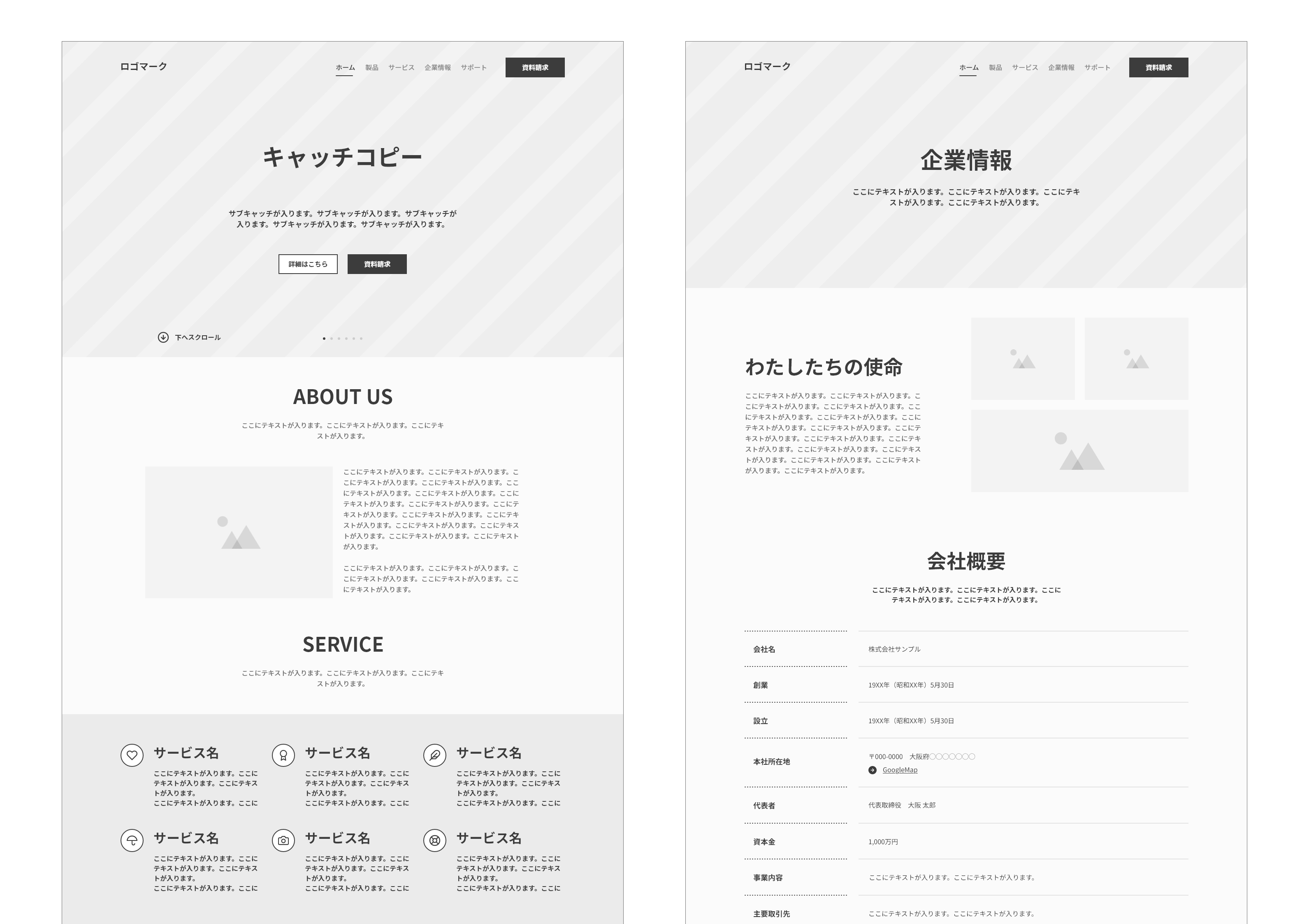 ワイヤーフレームのイメージ