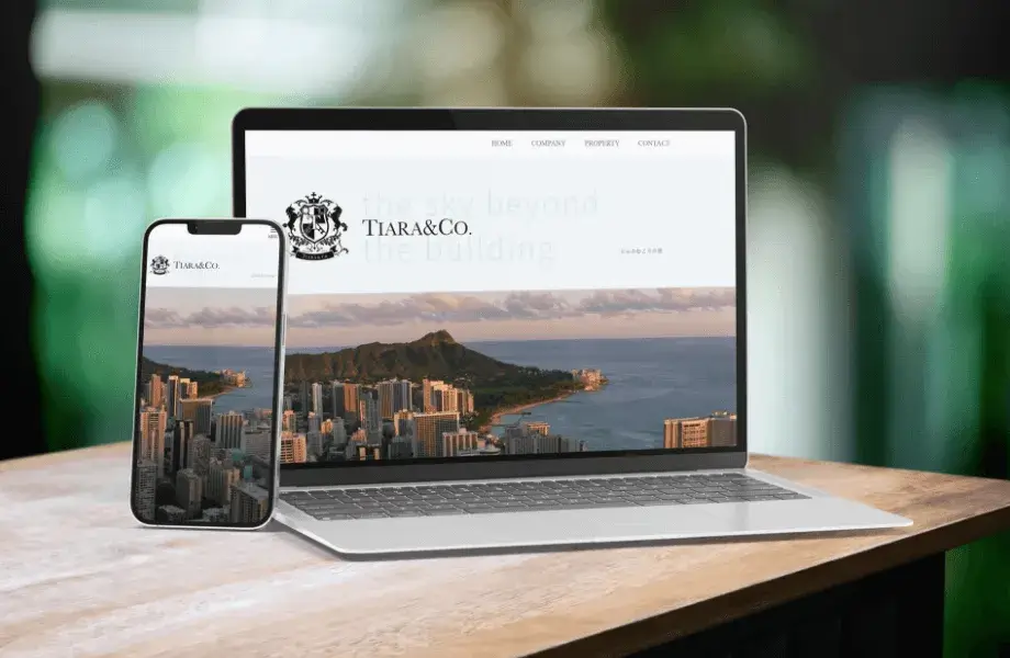 株式会社Tiara&Co. 様　コーポレートサイト