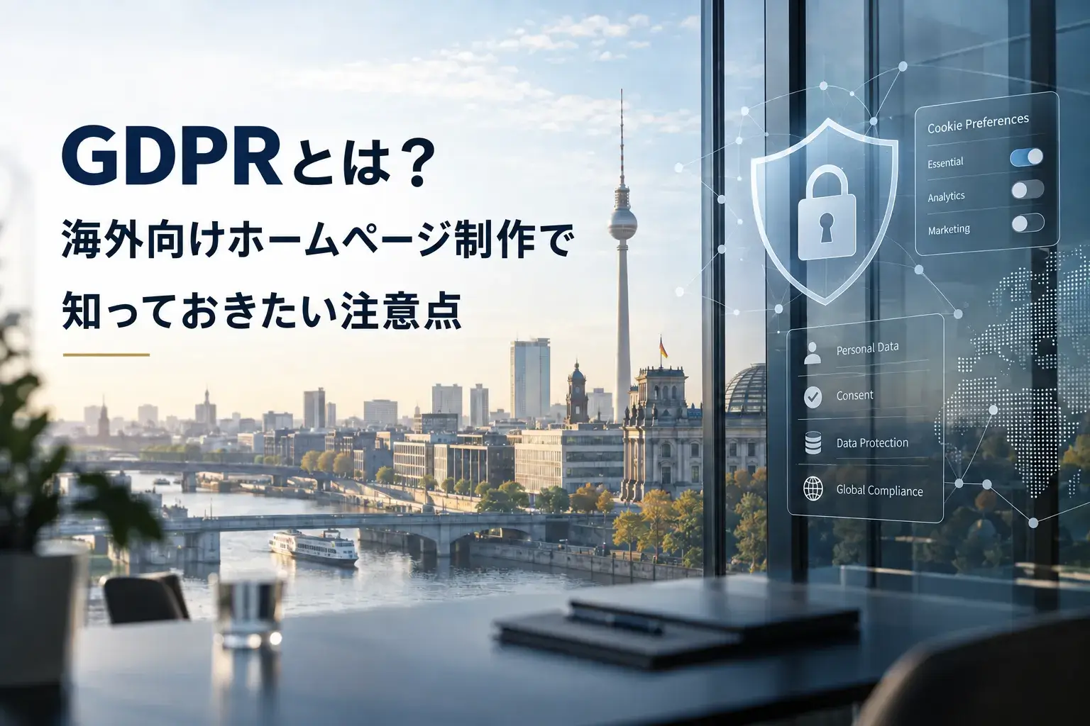 GDPRとは？海外向けホームページ制作で知っておきたい注意点