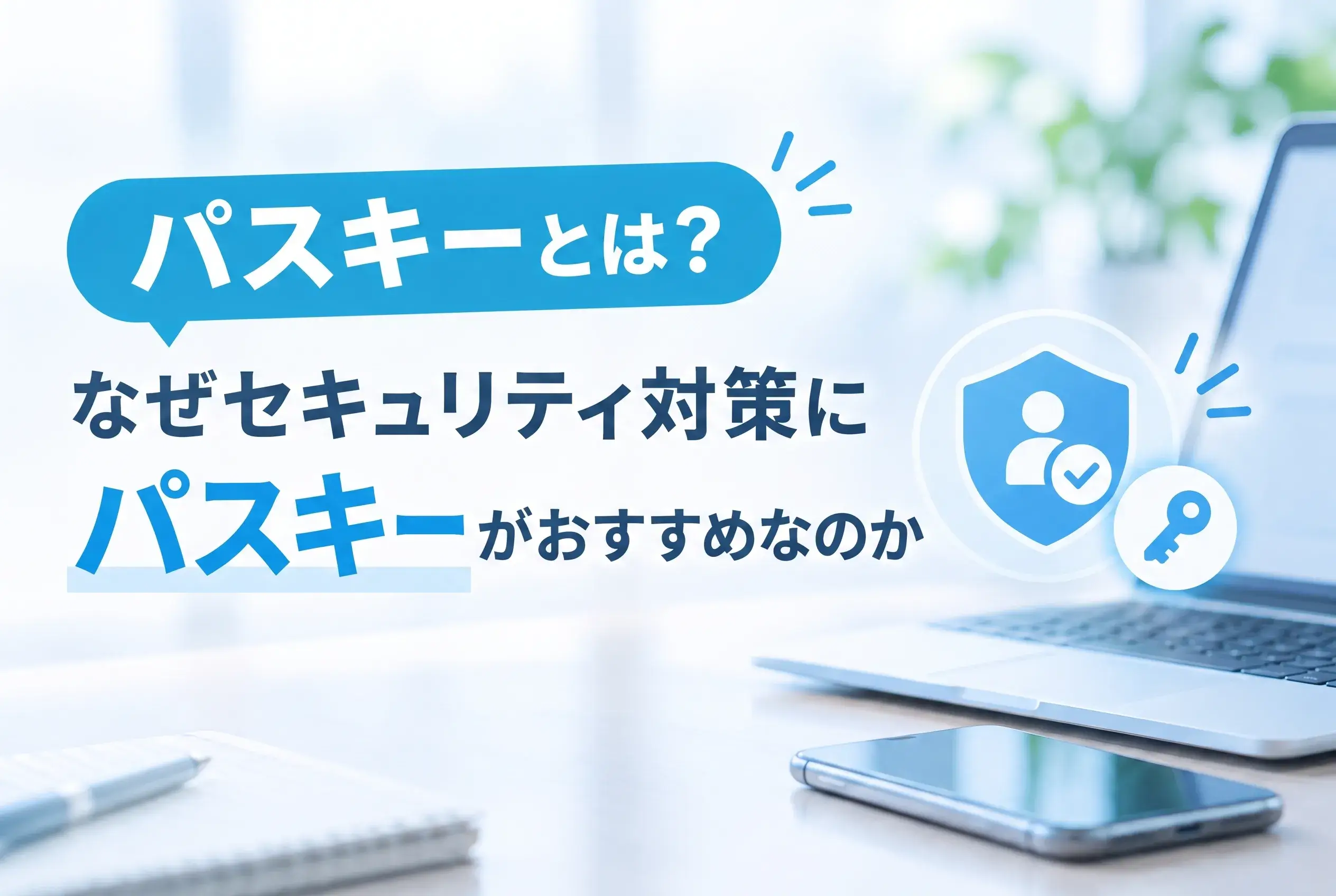 パスキーとは？なぜセキュリティ対策にパスキーがおすすめなのか